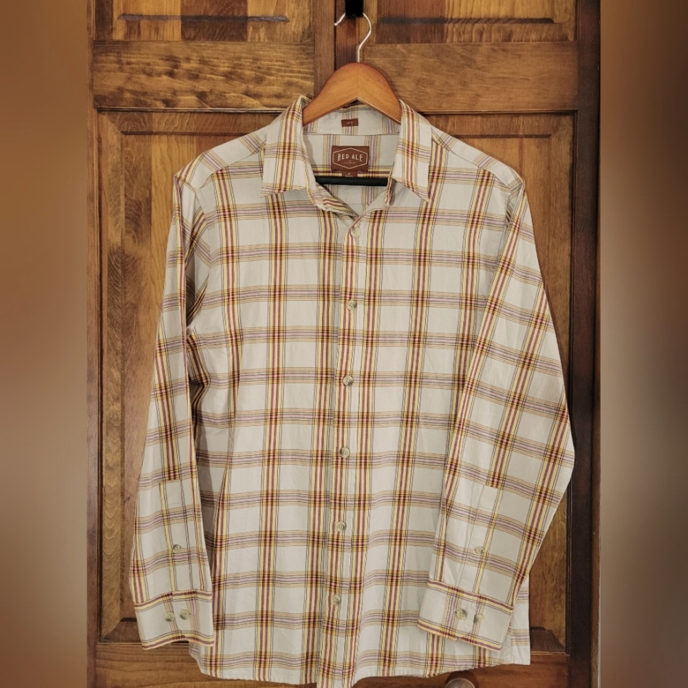 Red Ale - Long Sleeve Button Down